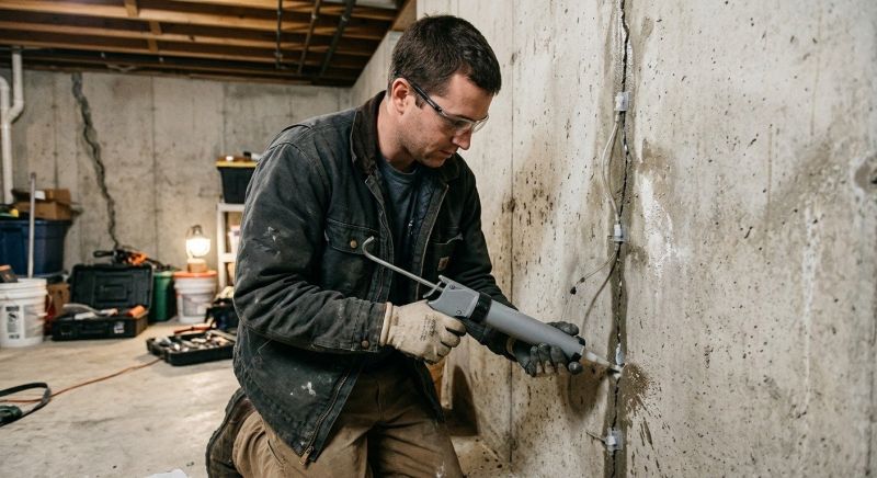 Basement Crack Repair in Arlington, WA