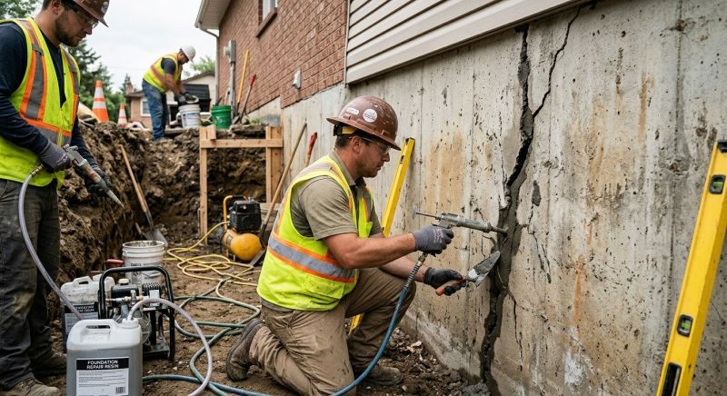 Cracked Foundation Repair in Mount Vernon, WA