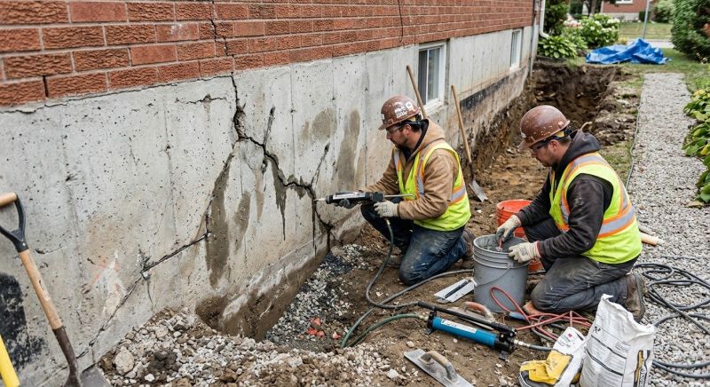 Cracked Foundation Repair in Skagit County, WA
