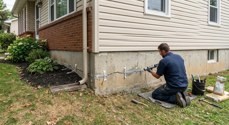 Cracked Foundation Repair in Skagit County, WA
