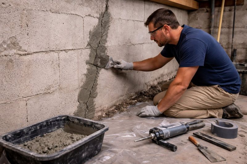 Foundation Crack Repair in Marysville, WA