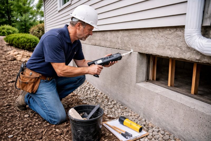 Foundation Crack Sealing in Arlington, WA