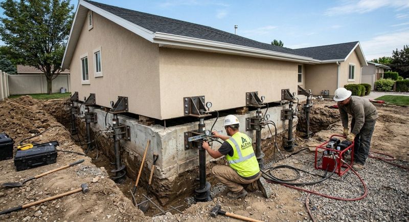 Foundation Pier Leveling in Arlington, WA