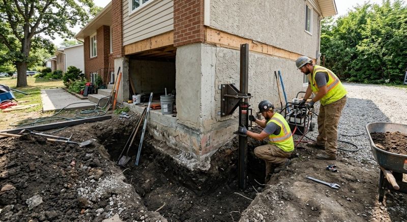 Foundation Pier Repair in Arlington, WA