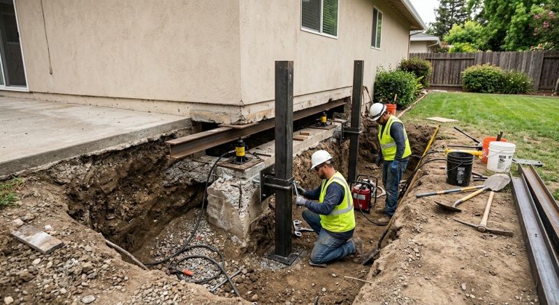 Foundation Pier Repair in Arlington, WA