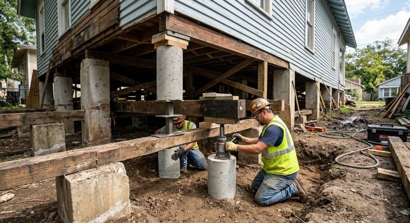 Foundation Pier Repair in Arlington, WA