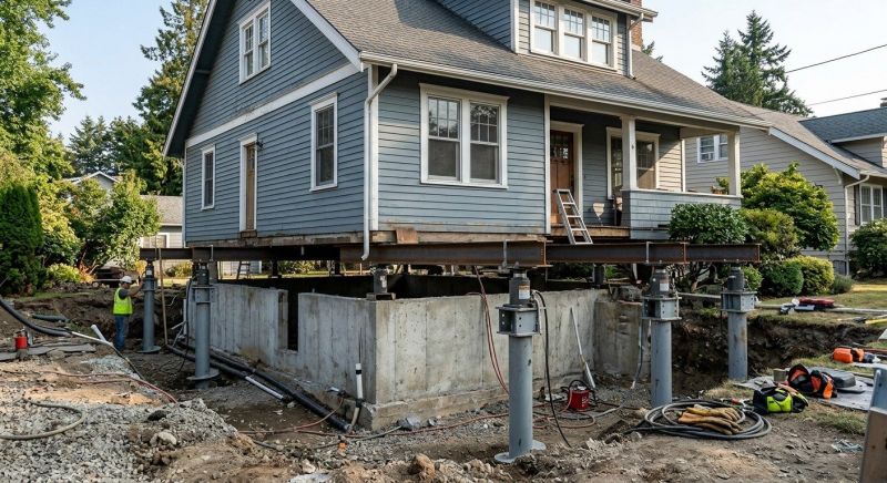 Foundation Raising in Langley, WA