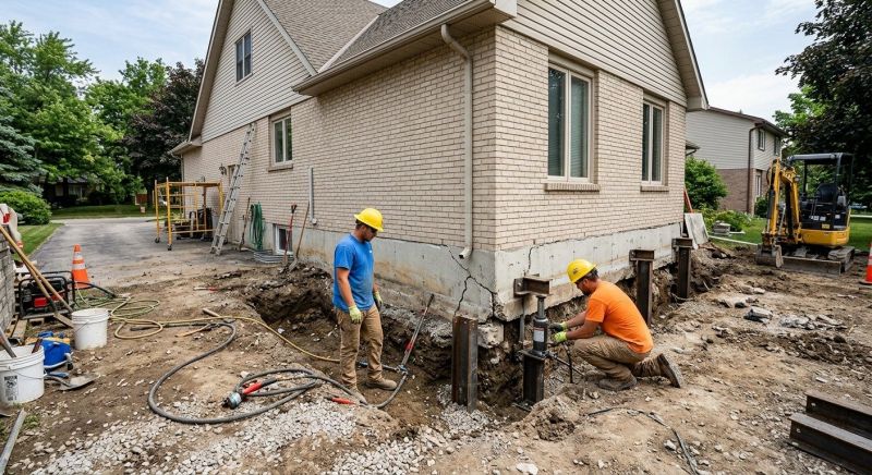 Helical Piers Installation in Arlington, WA