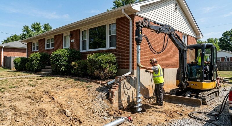 Helical Pile Installation in Arlington, WA
