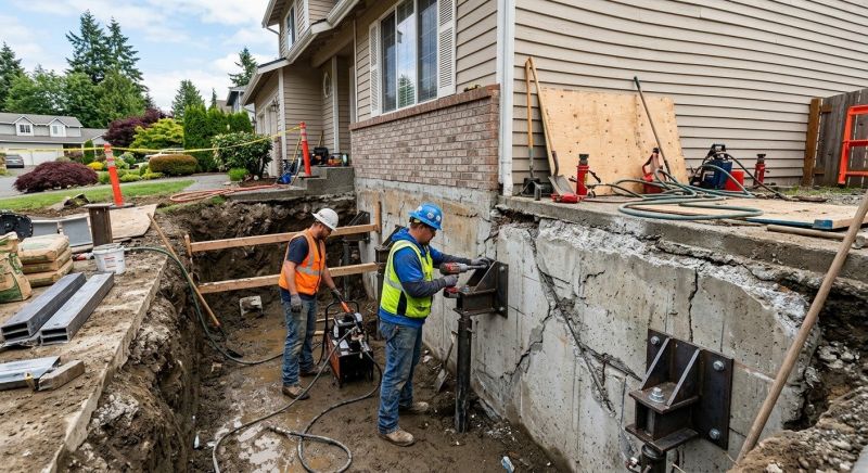 Home Foundation Repair in Granite Falls, WA