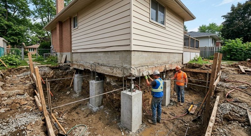 House Underpinning in Arlington, WA