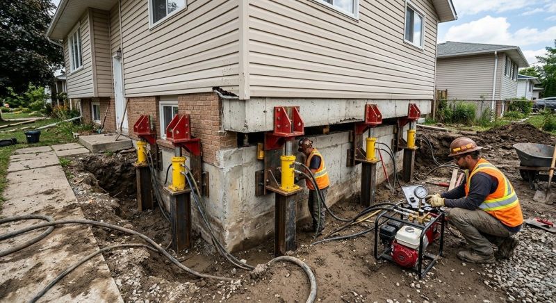 Sinking Foundation Lifting in Arlington, WA