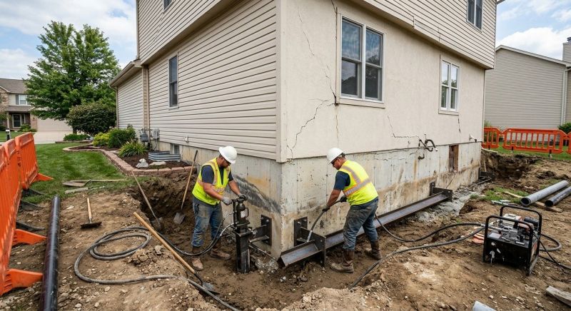 Sinking Foundation Repair in Monroe, WA