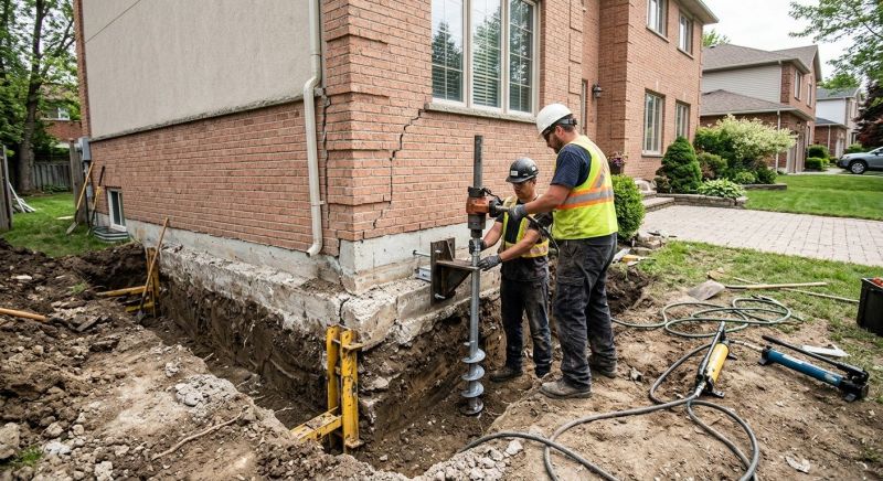 Sinking Foundation Repair in Skagit County, WA