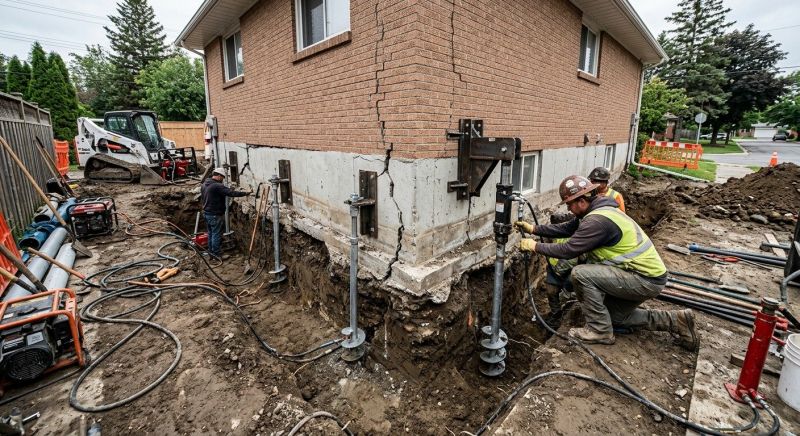 Sinking Foundation Repair in Snohomish, WA